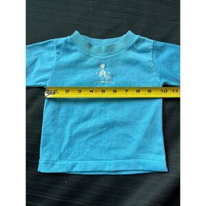 VTG 60s Health Tex Baby Top Drummer Boy Embroidered USA 18M Blue